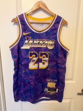 Nike Purple and Gold Lakers Alternate Jersey. $180 retail